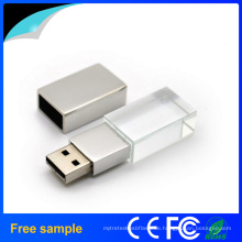 Free Sample 3D Gravur Logo Crystal USB Flash Drive